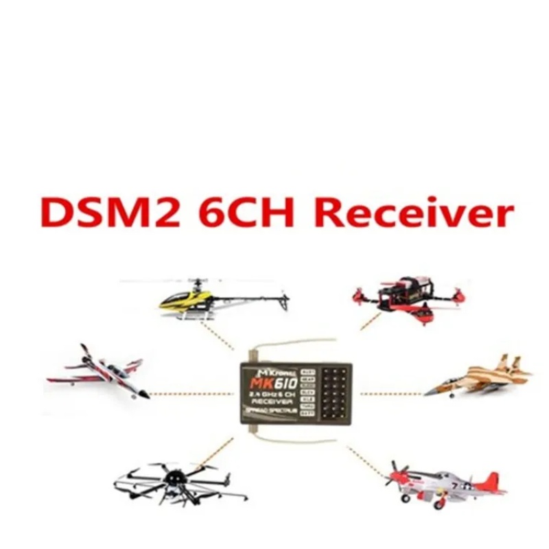 DSM2 MK610 AR6100 2.4G 6CH Ric - Rc Hobby Shops recensione e prezzo