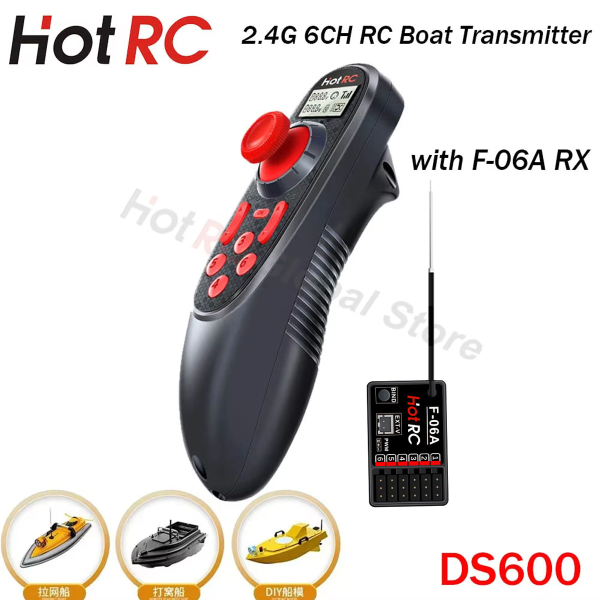 HOTRC DS600 6CH 6 canali 2.4G  - Rc Hobby Shops recensione e prezzo