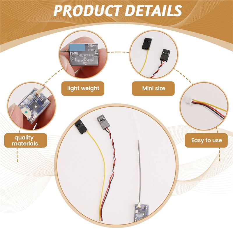 B78B-Per FS-A8S 2.4G 8CH Mini  - Receiver Sbus 8Ch recensione e prezzo