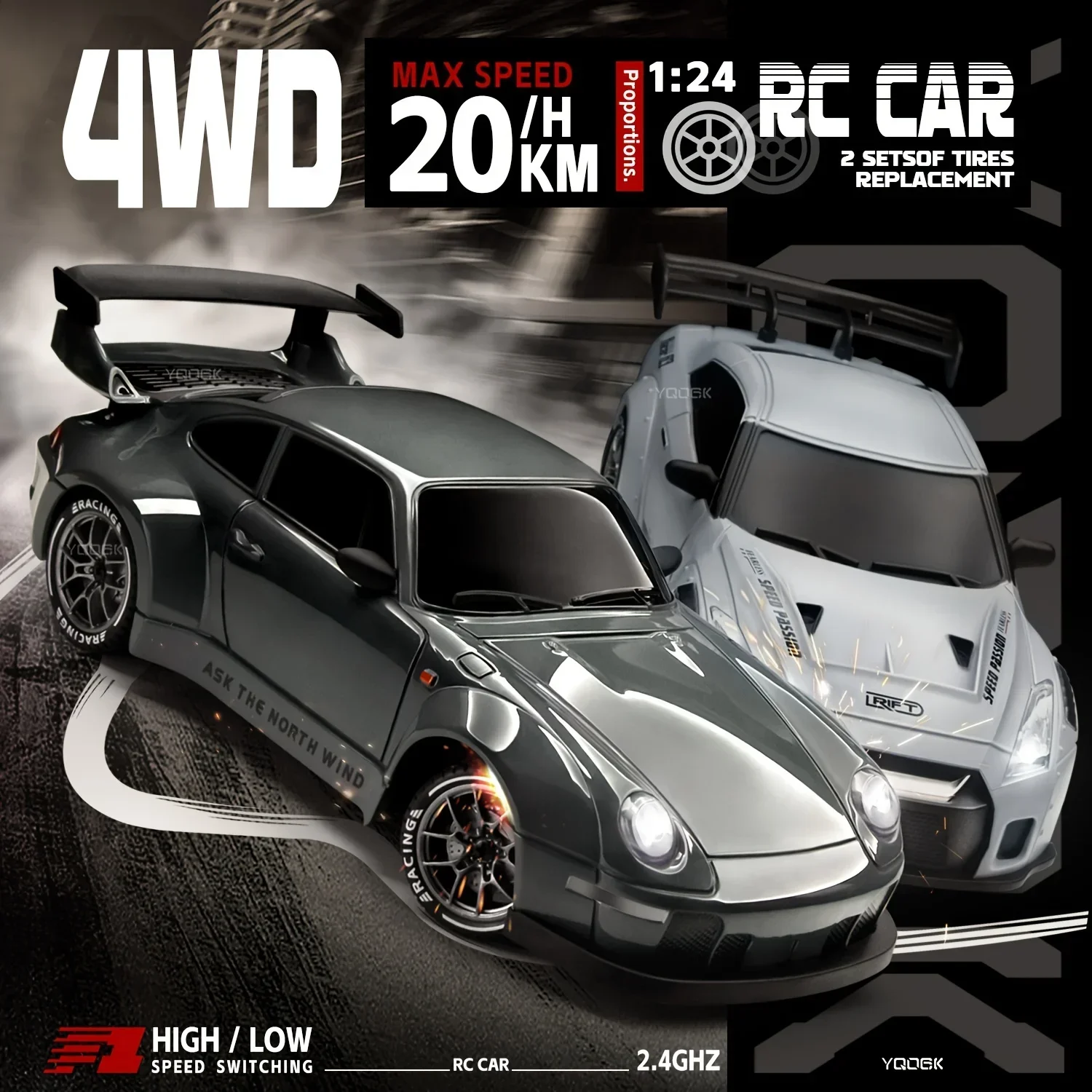 S814 1:24 Auto RC 4WD da Drift - Rc Hobby Toucan recensione e prezzo